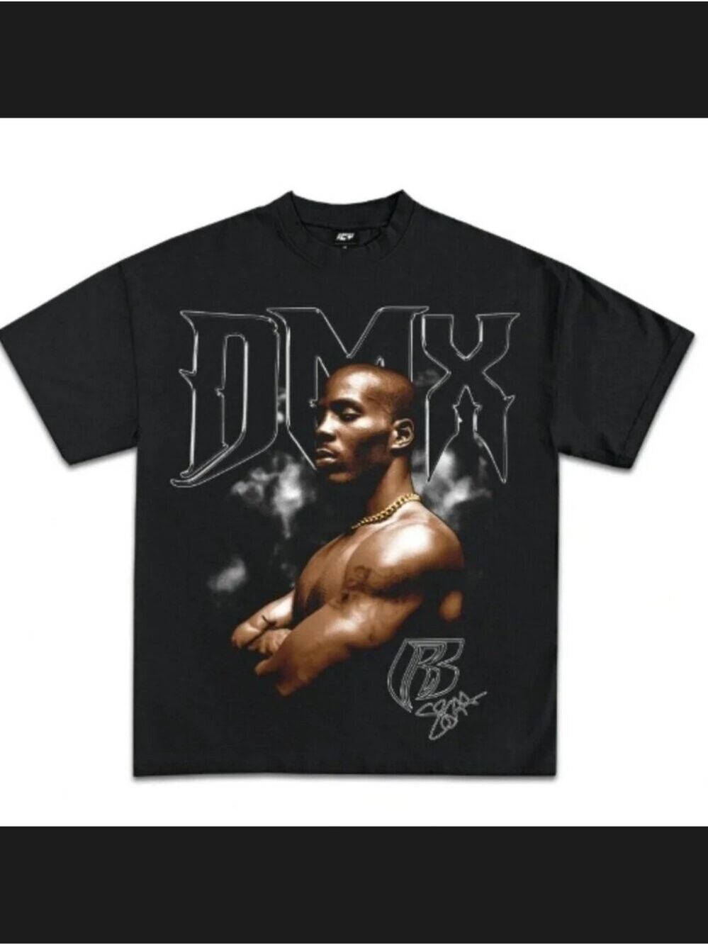 ICY Black DMX Graphic Short Sleeve Crewneck Tee 3XL